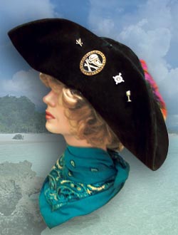 Privateer Dragons pin on a hat