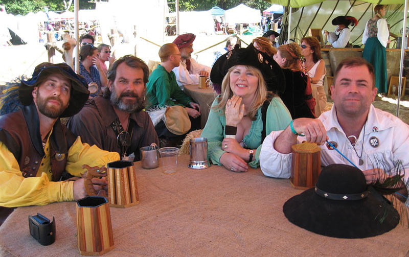 Sheriff Naughtyhands, Laktos the Intolerable, Inga Cuckoo, and The Gouge
