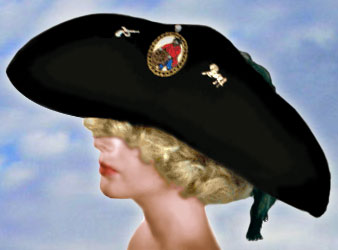 Privateer Dragons pin on a hat